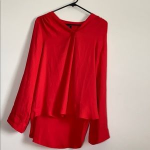 Flowy Red Women’s Blouse